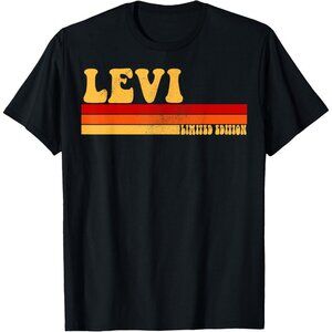 LEVI Name Personalized Idea Men Retro Vintage LEVI T-Shirt